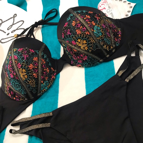 NWT beach bunny bikini “little moon” XL set - Picture 3 of 17